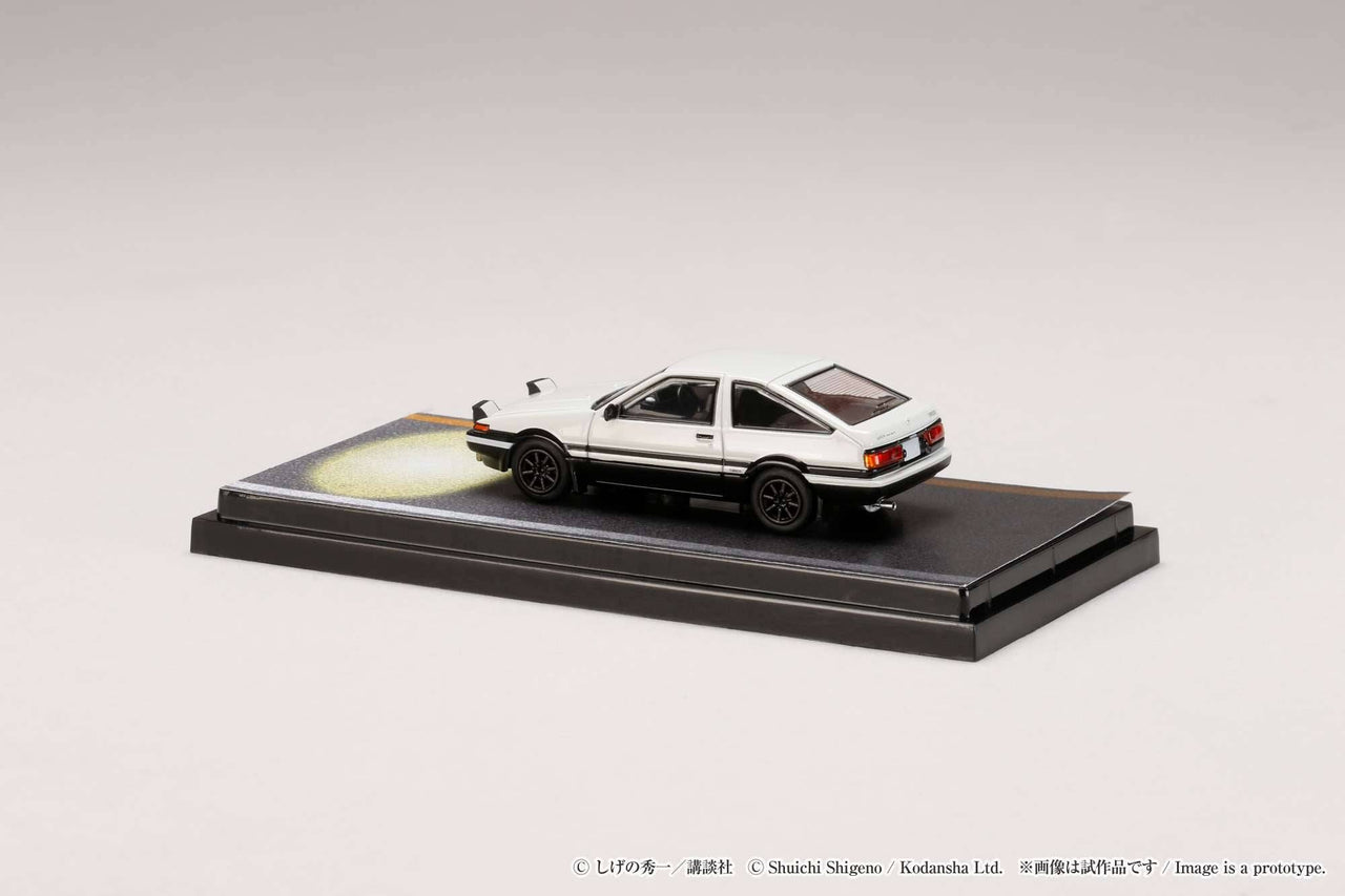 Hobby Japan 1:64 Toyota SPRINTER TRUENO AE86 / INITIAL D Engine Mounted Model with Keisuke Takahashi