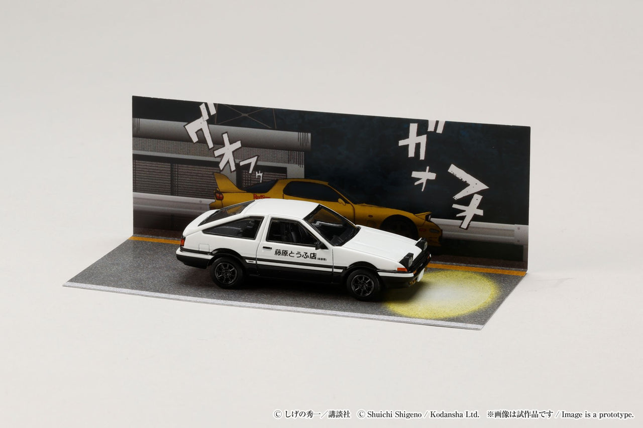 Hobby Japan 1:64 Toyota SPRINTER TRUENO AE86 / INITIAL D Takumi Fujiwara VS Keisuke Takahashi
