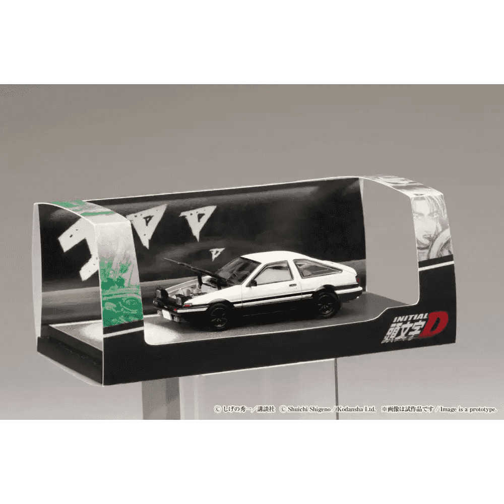 Hobby Japan 1:64 Toyota SPRINTER TRUENO GT APEX AE86 / INITIAL D w/ Opening Hood