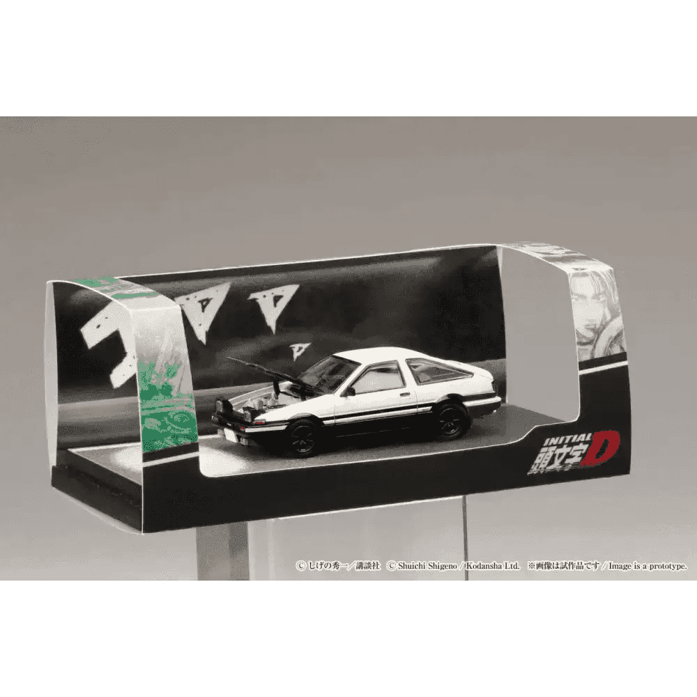 Hobby Japan 1:64 Toyota SPRINTER TRUENO GT APEX AE86 / INITIAL D w/ Opening Hood