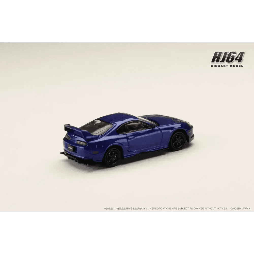 Hobby Japan 1:64 Toyota SUPRA JZA80 JDM CUSTOMIZED VERSION BLUE MICA