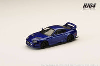 Thumbnail for (PRE-ORDER) Hobby Japan 1:64 Toyota SUPRA (JZA80) JDM CUSTOMIZED VERSION BLUE MICA