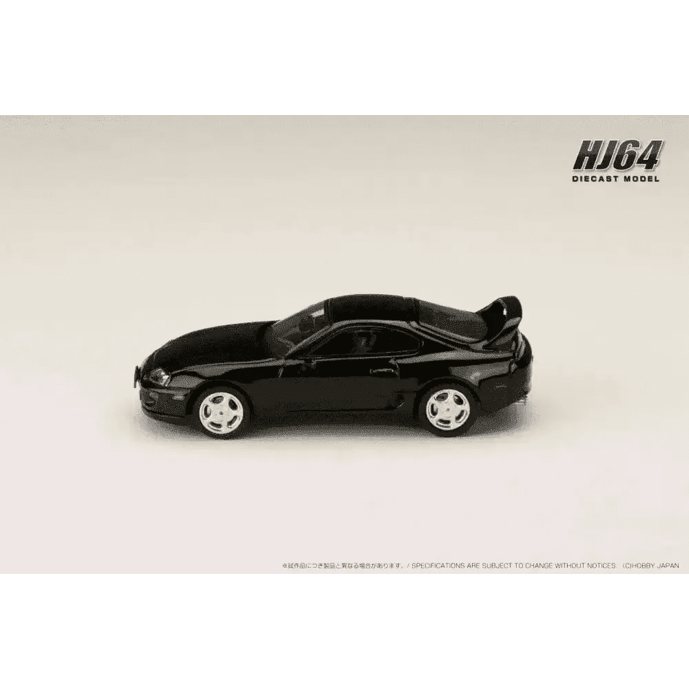 Hobby Japan 1:64 Toyota SUPRA RZ JZA80 w/ Active Spoiler Parts BLACK