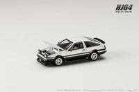 Thumbnail for Hobby Japan 1:64 Toyota Sprinter Trueno JDM Style, WHITE / BLACK