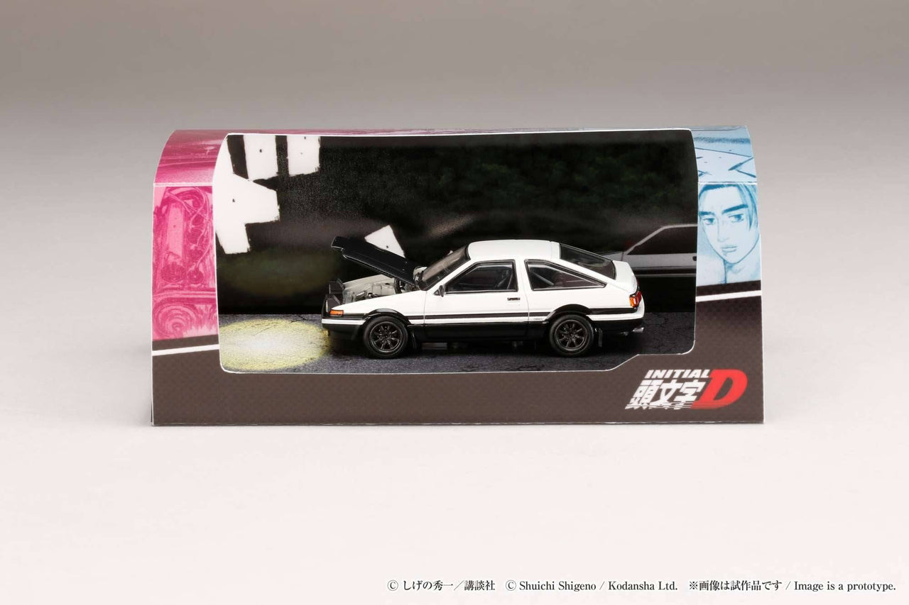 Hobby Japan 1:64 Toyota Toyota SPRINTER TRUENO AE86 FINAL VERSION / INITIAL D Engine Mounted Model VS Shinji Inui