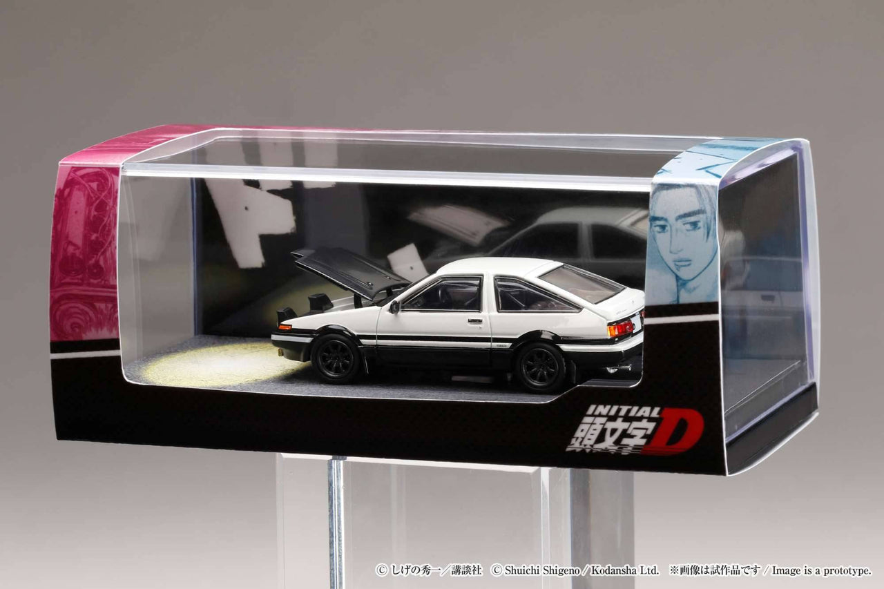 Hobby Japan 1:64 Toyota Toyota SPRINTER TRUENO AE86 FINAL VERSION / INITIAL D Engine Mounted Model VS Shinji Inui