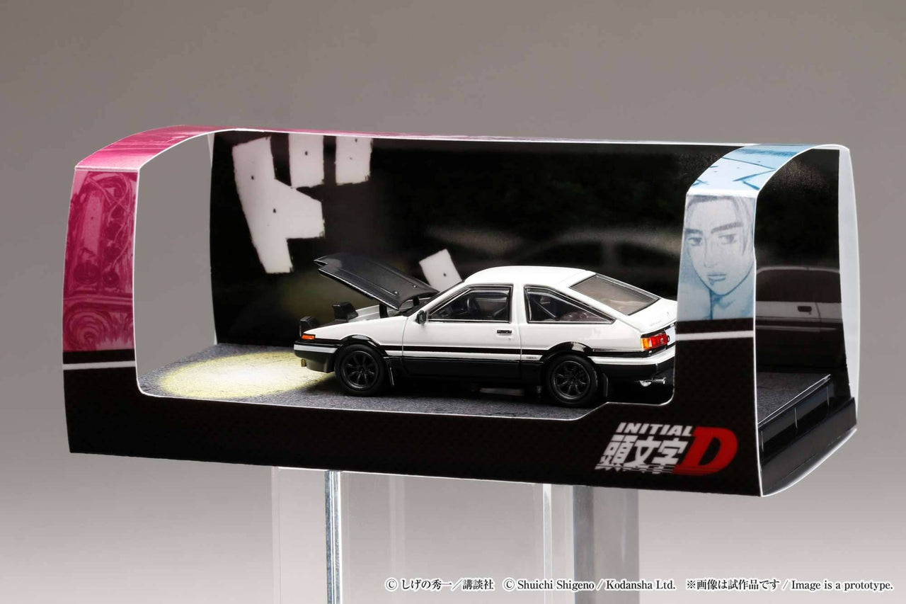 Hobby Japan 1:64 Toyota Toyota SPRINTER TRUENO AE86 FINAL VERSION / INITIAL D Engine Mounted Model VS Shinji Inui