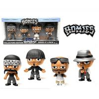 Thumbnail for Homies Figures 4.5″ Big Headz Series 1 Gift Set 4 pack