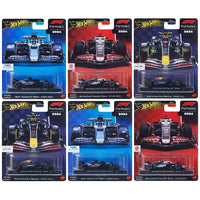 Thumbnail for Hot Wheels 1:64 F1 Racing Premium F Assortment – Team Red Bull, Alpine, Haas CASE