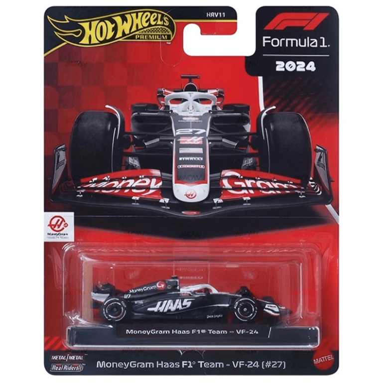 Hot Wheels 1:64 F1 Racing Premium F Assortment – Team Red Bull, Alpine, Haas
