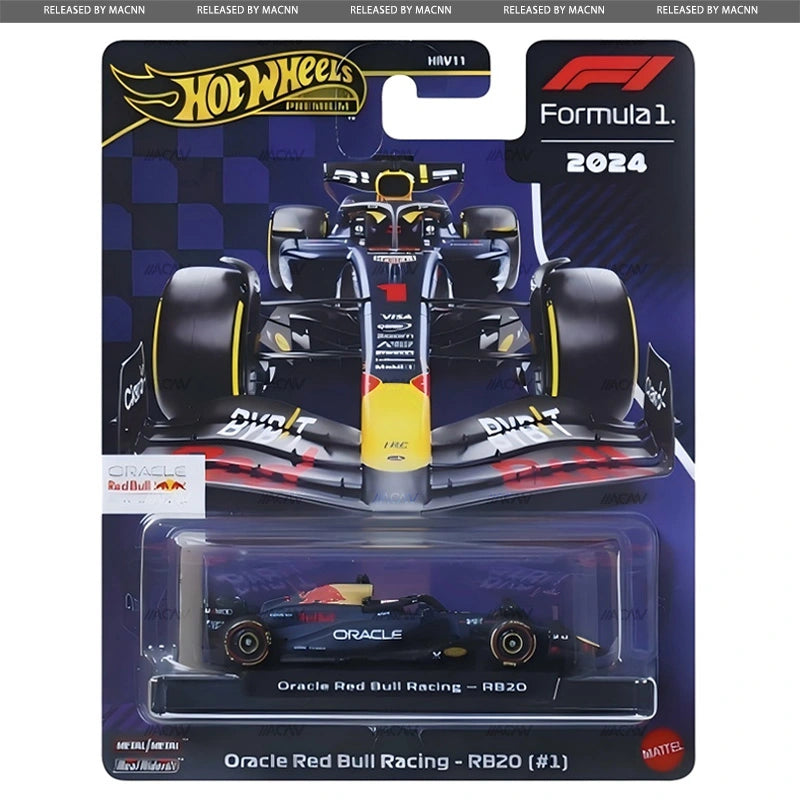 Hot Wheels 1:64 F1 Racing Premium F Assortment – Team Red Bull, Alpine, Haas CASE