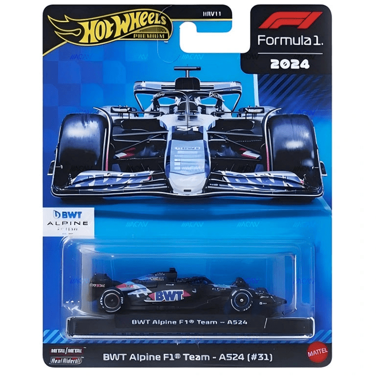 Hot Wheels 1:64 F1 Racing Premium F Assortment – Team Red Bull, Alpine, Haas