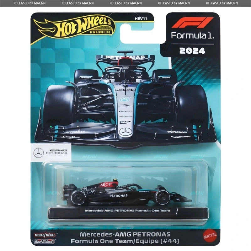 Hot Wheels 1:64 F1 Racing Premium H Assortment – Team Mercedes