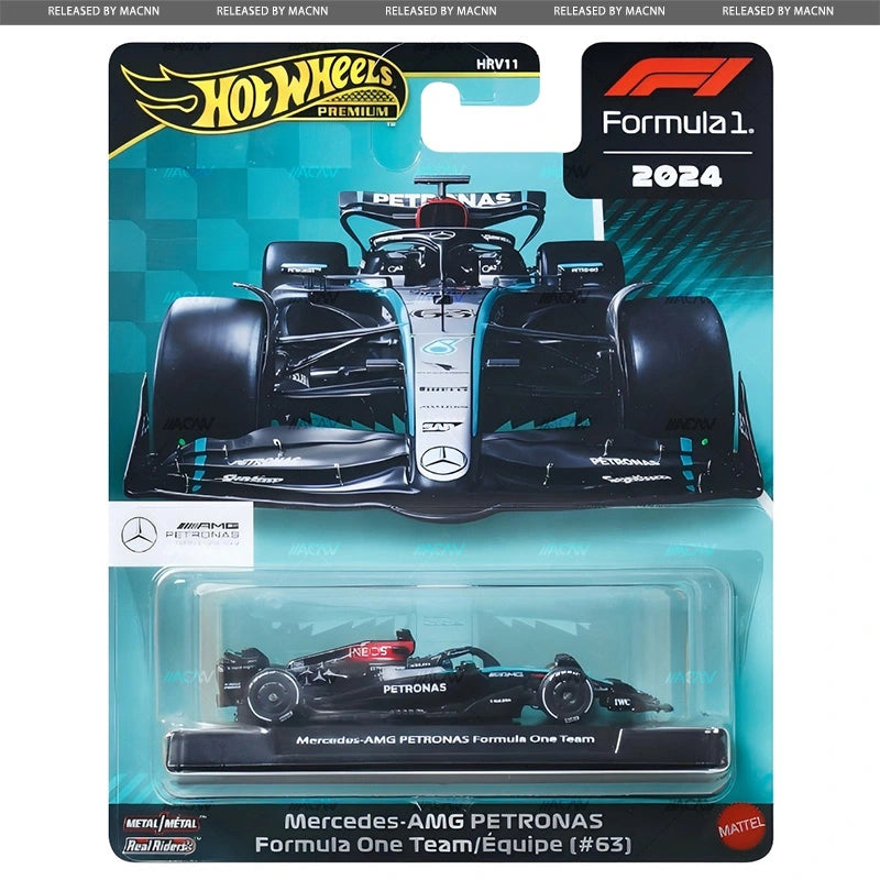 Hot Wheels 1:64 F1 Racing Premium H Assortment – Team Mercedes