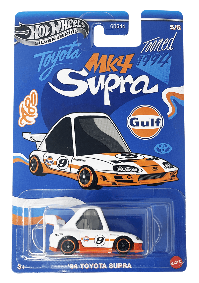 Hot Wheels 1:64 GULF TOONED Themed Automotive Asst 2025 Mix 2 SEALED CASE