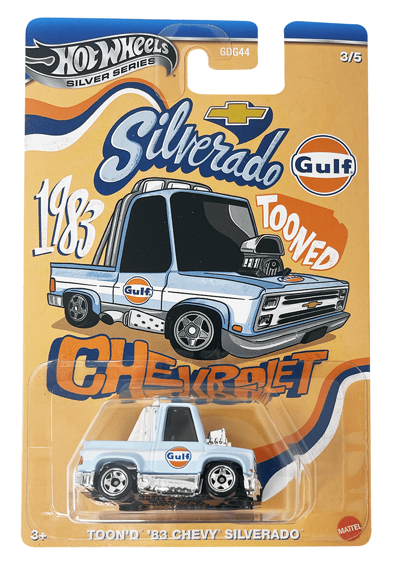 Hot Wheels 1:64 GULF TOONED Themed Automotive Asst 2025 Mix 2 SEALED CASE