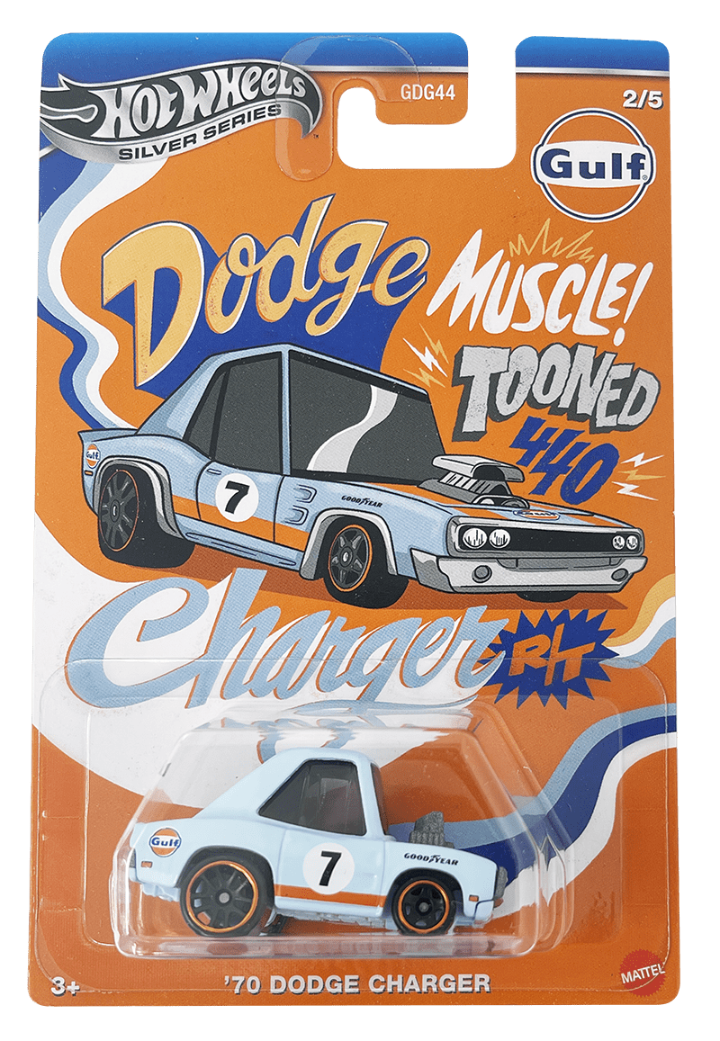 Hot Wheels 1:64 GULF TOONED Themed Automotive Asst 2025 Mix 2 SEALED CASE