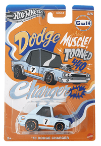 Thumbnail for Hot Wheels 1:64 GULF TOONED Themed Automotive Asst 2025 Mix 2 SEALED CASE