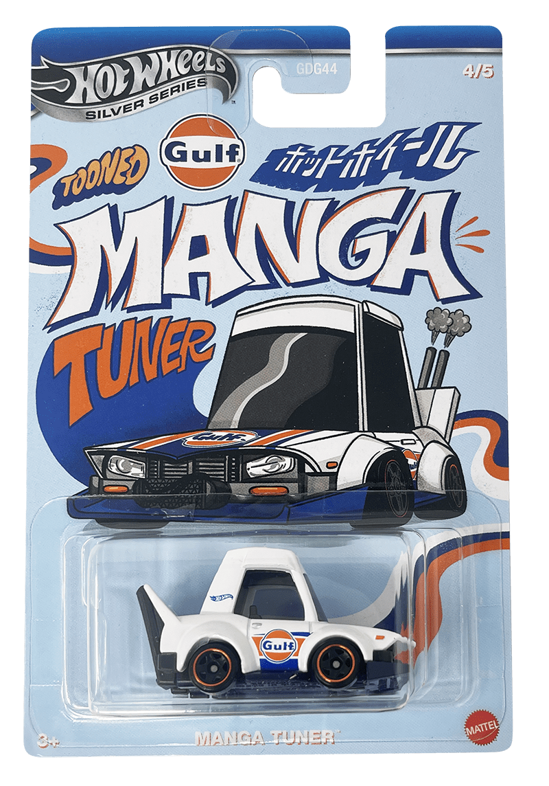 Hot Wheels 1:64 GULF TOONED Themed Automotive Asst 2025 Mix 2 SEALED CASE