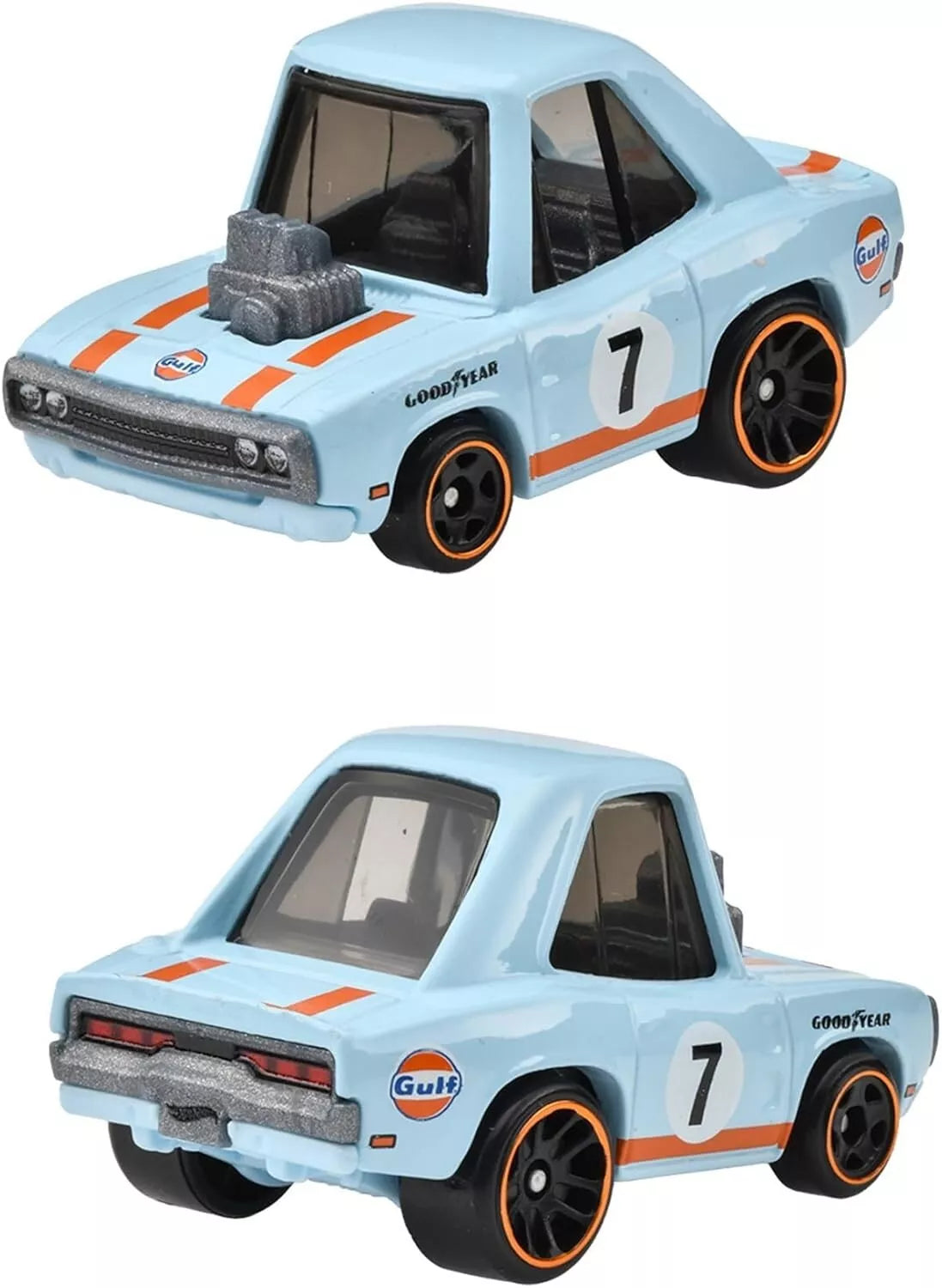 Hot Wheels 1:64 GULF TOONED Themed Automotive Asst 2025 - Tooned ’70 Dodge Charger