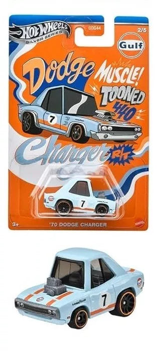 Hot Wheels 1:64 GULF TOONED Themed Automotive Asst 2025 Mix 2 Complete Set 1-5