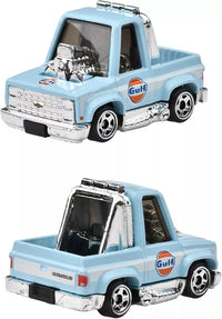 Thumbnail for Hot Wheels 1:64 GULF TOONED Themed Automotive Asst 2025 - Tooned ’83 Chevy Silverado