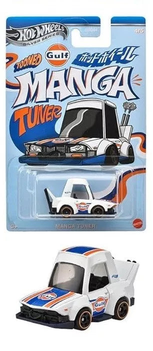 Hot Wheels 1:64 GULF TOONED Themed Automotive Asst 2025 - Manga Tuner