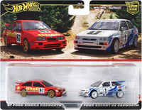 Thumbnail for Hot Wheels 1:64 Premium Car Culture 2 Pack 87 Ford Sierra Cosworth / Escort RS