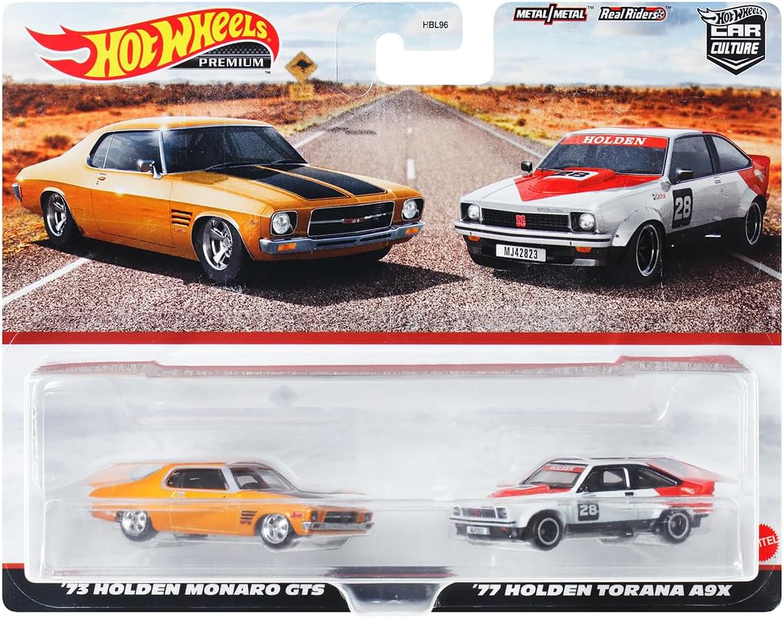Hot Wheels 1:64 Premium Car Culture 2 Pack Holden Monaro / Torana