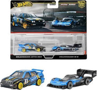Thumbnail for Hot Wheels 1:64 Premium Car Culture 2 Pack Volkswagon Jetta / IDR