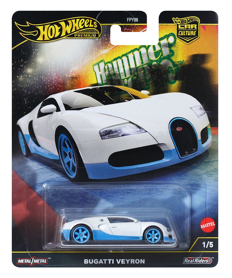 Hot Wheels 1:64 Premium Car Culture 2024 HAMMER DROP - Bugatti Veyron