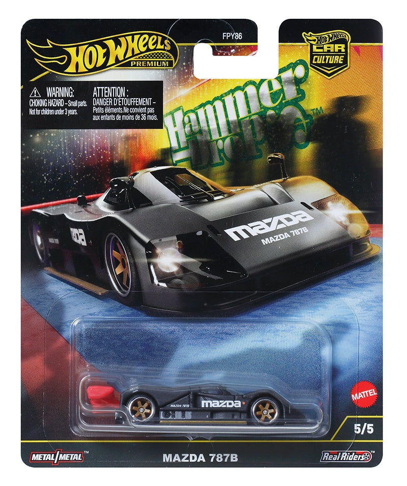 Hot Wheels 1:64 Premium Car Culture 2024 HAMMER DROP - Mazda 787B