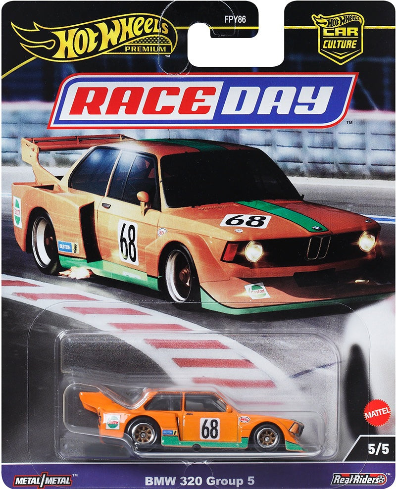 Hot Wheels 1:64 Premium Car Culture 2024 Race Day Complete Set 1-5