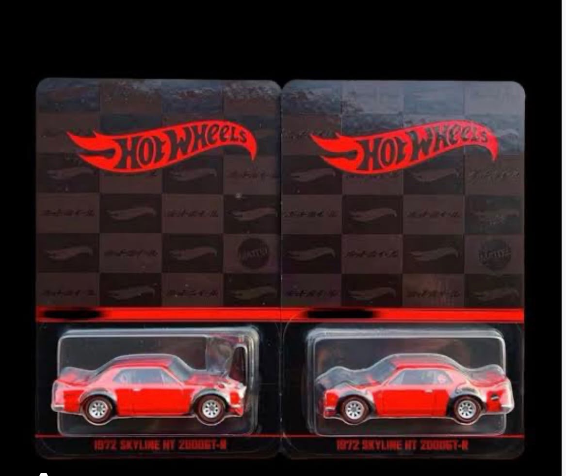 Hot Wheels 1:64 RLC 2023 Japan Convention 1972 Skyline HT 2000 GT-R Pair Left & Right