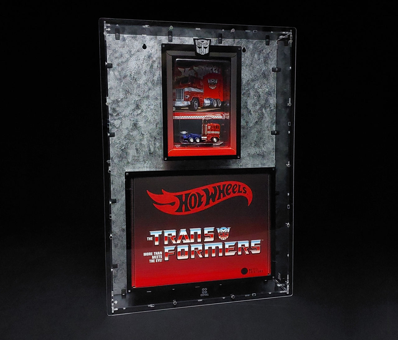 Hot Wheels 1:64 RLC Exclusive Mattel Creations Transformers Optimus Prime W/ Coval Case