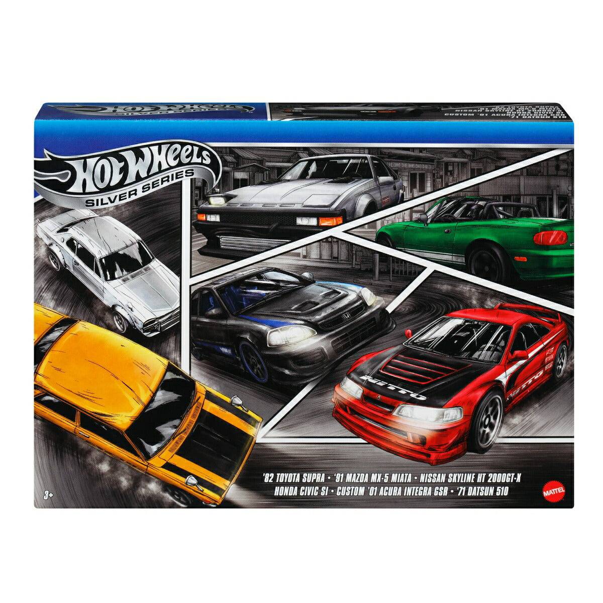 Hot Wheels 1:64 Street of Japan Multipack 2025 BOX SET 6 CARS