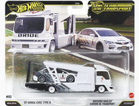 Thumbnail for Hot Wheels 1:64 Team Transport 2026 07 Honda Type R Kousuka Hauler