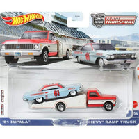 Thumbnail for Hot Wheels Car Culture Team Transport 61 Impala 72 Chevy Ramp Truck