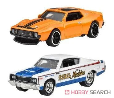 Hot Wheels Premium 1:64 2 Pack 71 AMC Javelin / AMC Rebel Machine