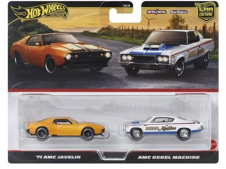 PRE-ORDER) Hot Wheels Premium 1:64 AMC Rebel 2 Pack – Little