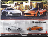 Thumbnail for Hot Wheels Premium 1:64 2 Pack Aston Martin D10 - Jaguar CX-75