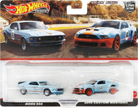 Thumbnail for Hot Wheels Premium 1:64 2 pack Gulf Mustang