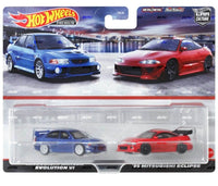 Thumbnail for Hot Wheels Premium 1:64 2 pack Mitsubishi Evolution VI / 95 Mitsubishi Eclipse