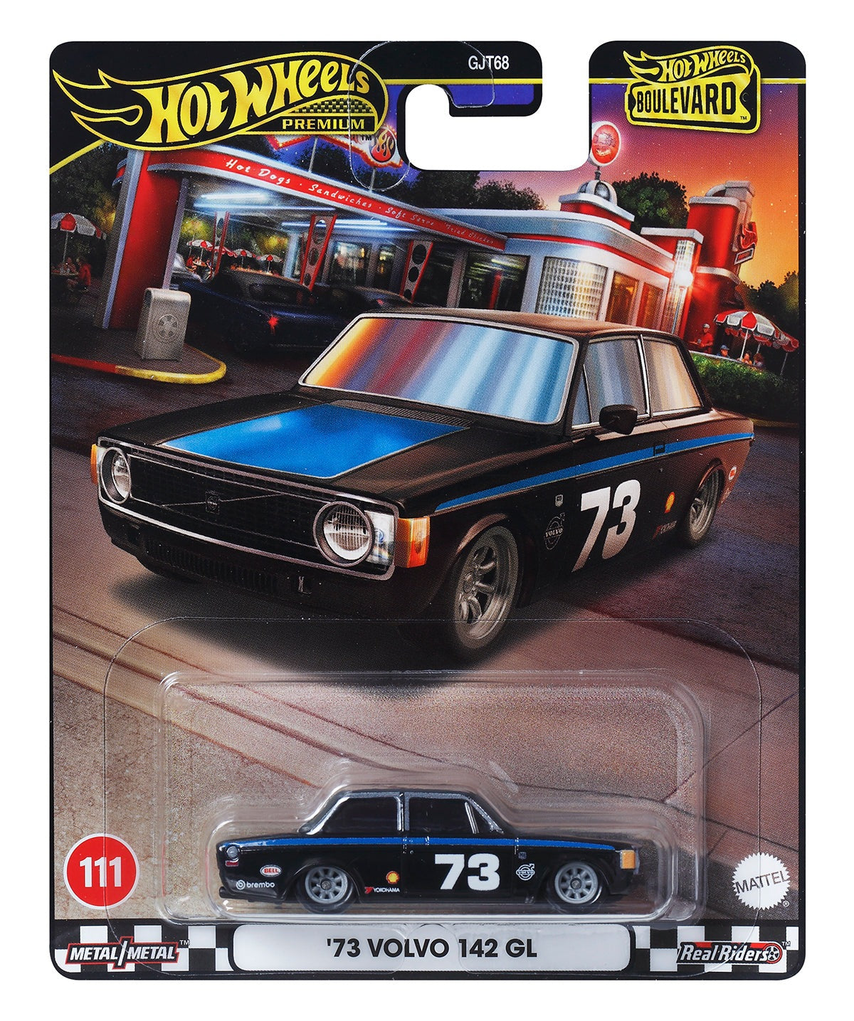 Hot Wheels Premium 1:64 Boulevard 2024 73 Volvo 142 GL