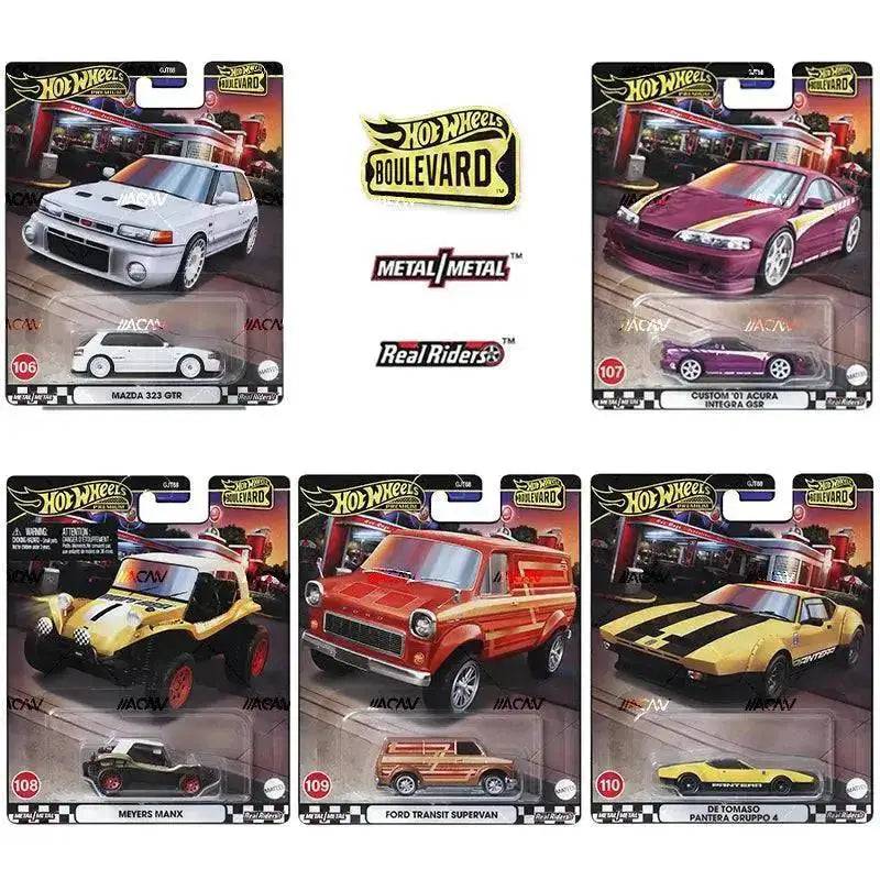 Hot Wheels Premium 1:64 Boulevard 2024 Assortment 4 Complete Set 1-5