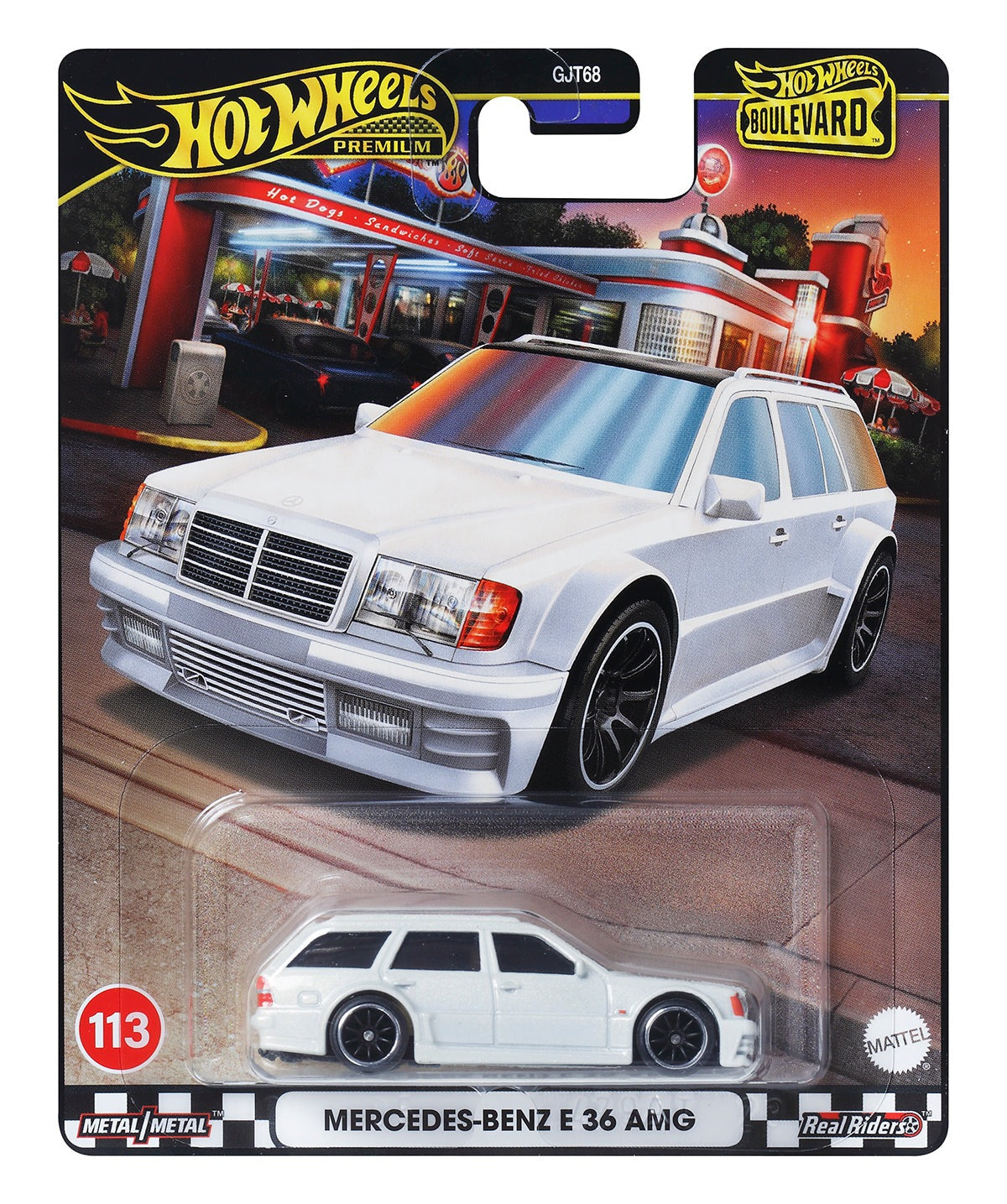 Hot Wheels Premium 1:64 Boulevard 2024 Mercedes Benz E36 AMG