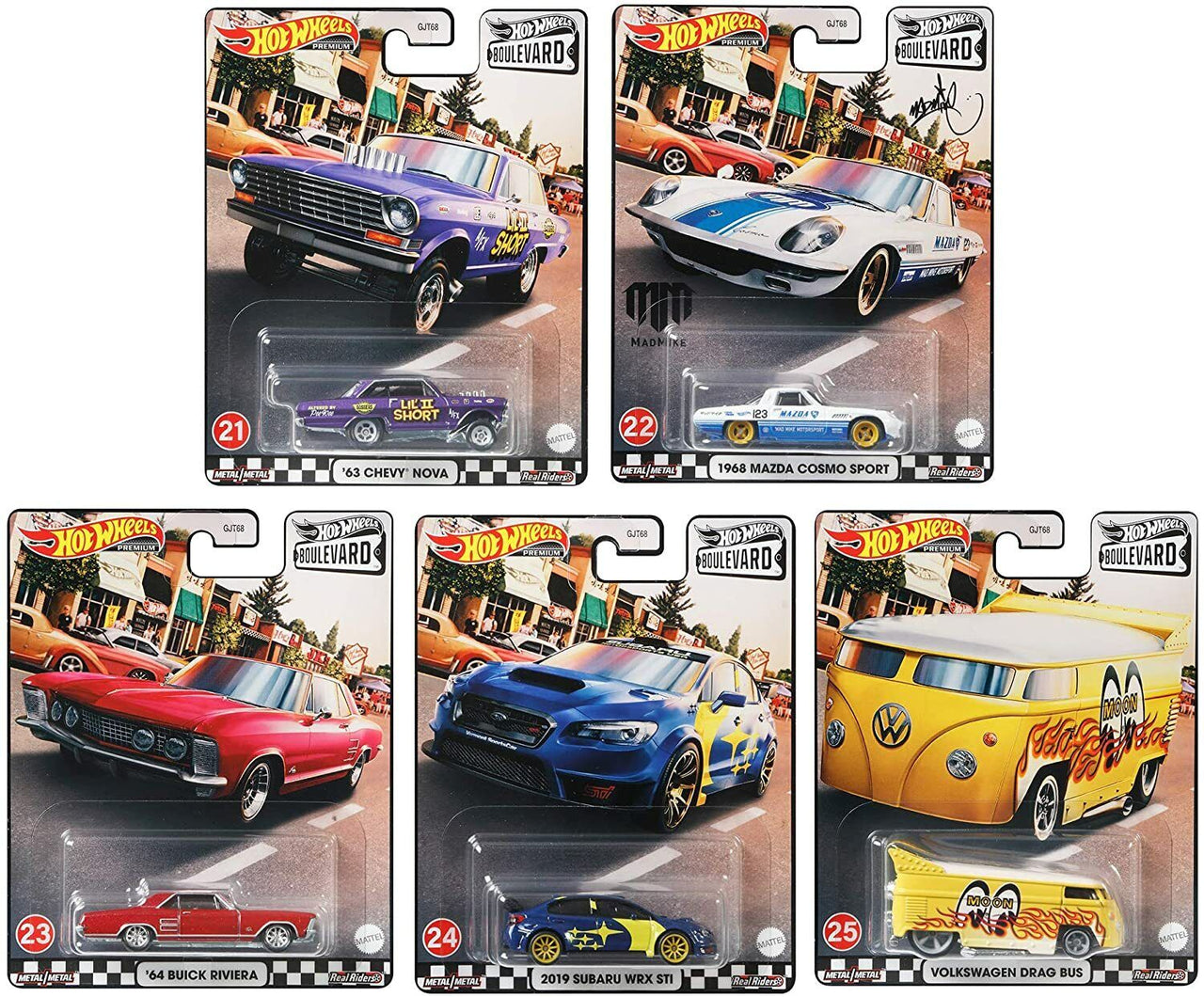 Hot Wheels Premium 1:64 Boulevard Complete Series #1-170