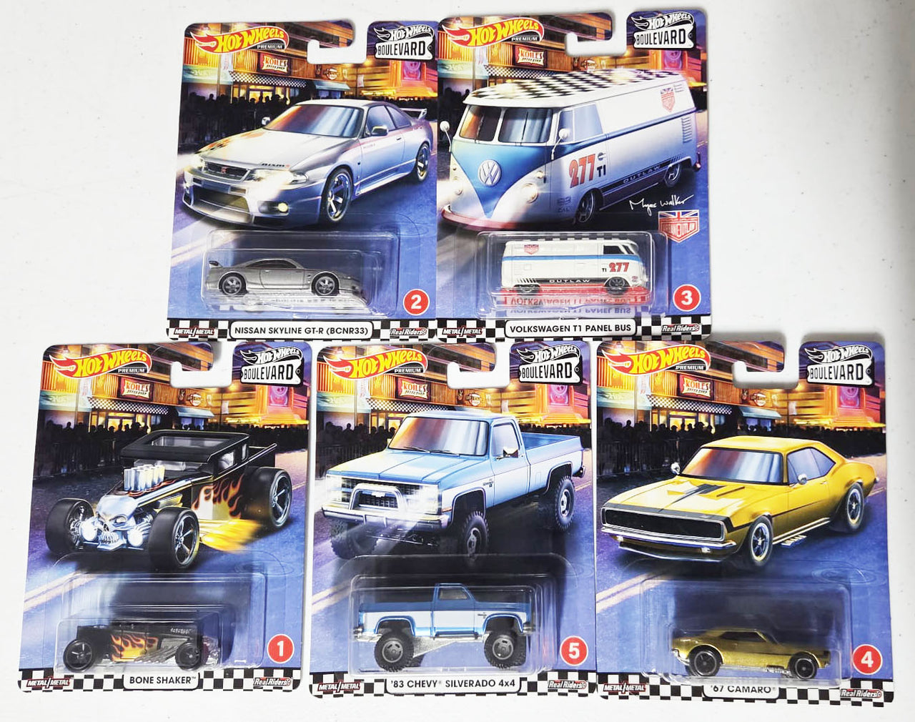 Hot Wheels Premium 1:64 Boulevard Series #1-80