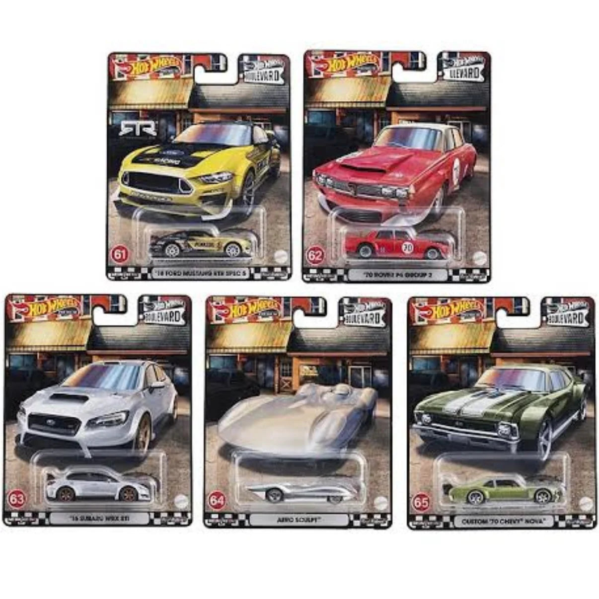 Hot Wheels Premium 1:64 Boulevard Complete Series #1-170