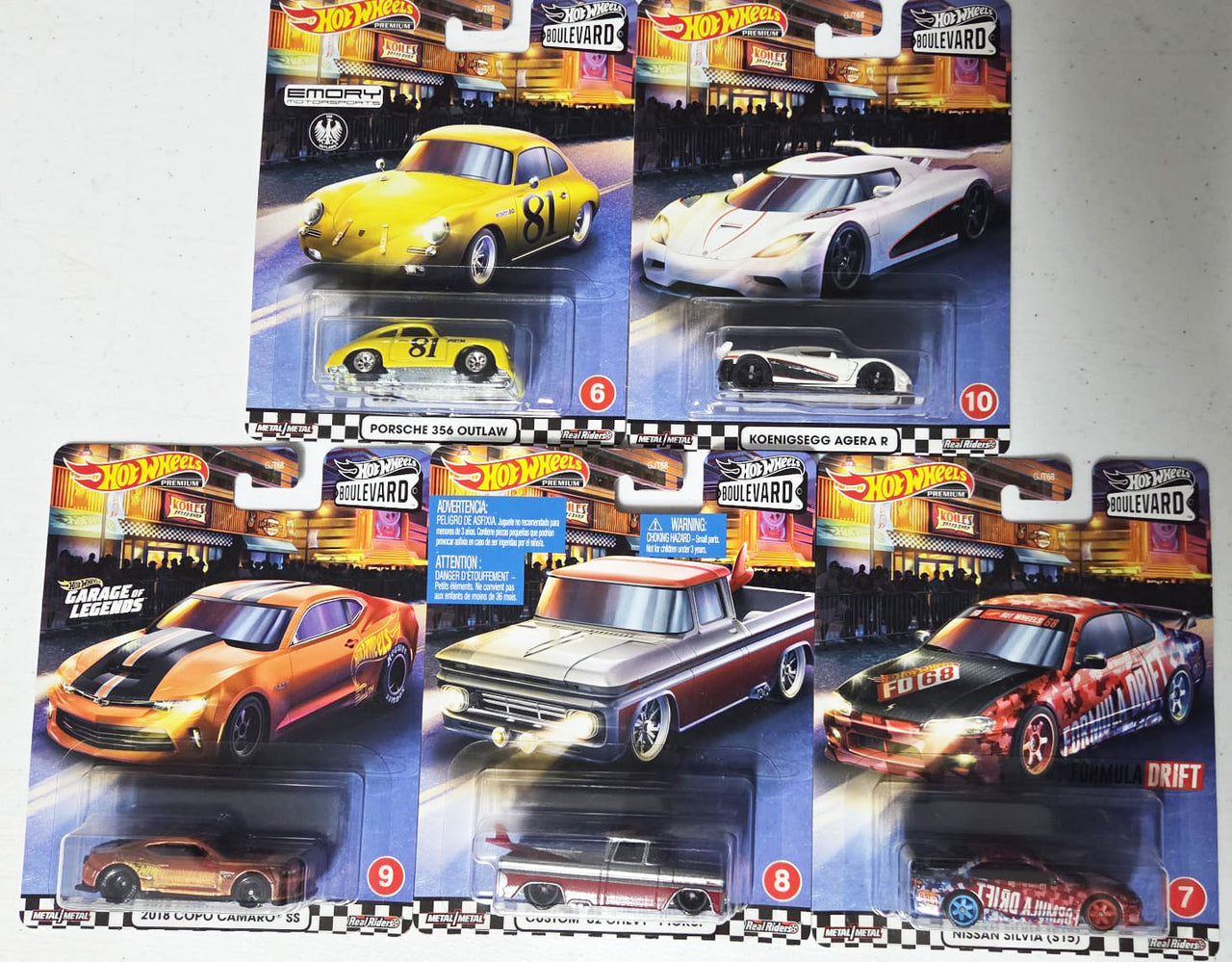 Hot Wheels Premium 1:64 Boulevard Series #1-80